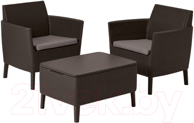 Комплект садовой мебели Keter Salemo Balcony Set / 236845 (коричневый)