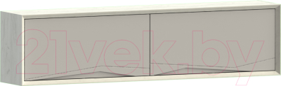 Шкаф навесной WellMaker Куб ПВ2-200 (аляска/кварцевый)