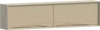Шкаф навесной WellMaker Куб ПВ2-200 (монтана/песочный)