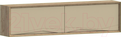 Шкаф навесной WellMaker Куб ПВ2-200 (техас/песочный)
