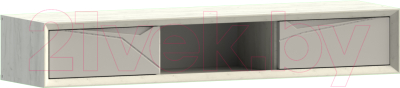 Шкаф навесной WellMaker Куб ПНн-150 (аляска/кварцевый)