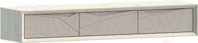Шкаф навесной WellMaker Куб ПН-150 (аляска/кварцевый)