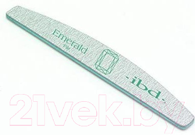 Пилка для ногтей IBD Emerald File 180/180 (изумруд)