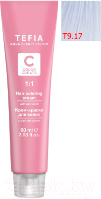 

Крем-краска для волос Tefia, Блонд, Color Creats тонер Т 9/17
