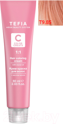 

Крем-краска для волос Tefia, Блонд;русый, Color Creats тонер Т 9/85