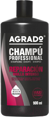 Шампунь для волос Agrado Pro Reparing Intense Shine восстанавливающий интенсивный блеск (900мл)