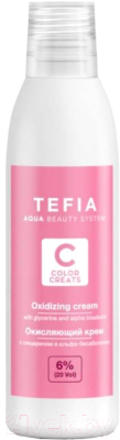 Крем для окисления краски Tefia Color Creats 6% Vol 20 (120мл)