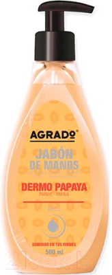 Мыло жидкое Agrado Hand Soap Papaya (500мл)