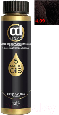 Масло для окрашивания волос Constant Delight Olio-Colorante без аммиака 4.09 (50мл, горький шоколад)