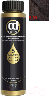 Масло для окрашивания волос Constant Delight Olio-Colorante без аммиака 5.09 (50мл, кофе)