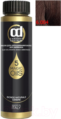 Масло для окрашивания волос Constant Delight Olio-Colorante без аммиака 6.004 (50мл, светлый каштановый натуральный тропический)