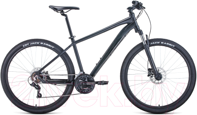 Велосипед Forward Apache 27.5 3.0 Disc 2021 / RBKW1M37G055 (21, черный матовый/черный)