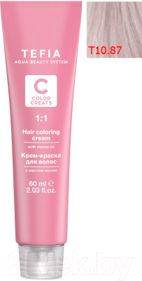 

Крем-краска для волос Tefia, Блонд, Color Creats тонер Т 10/87