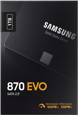 SSD диск Samsung 870 Evo 1TB (MZ-77E1T0B)