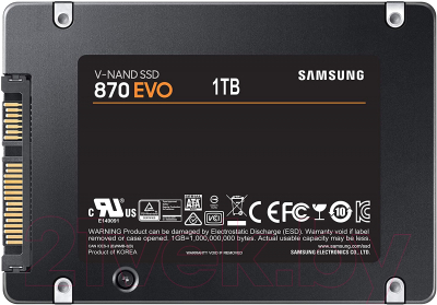 SSD диск Samsung 870 Evo 1TB (MZ-77E1T0B)