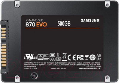SSD диск Samsung 870 Evo 500GB (MZ-77E500BW)