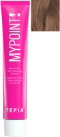 Крем-краска для волос Tefia Mypoint 8/8 (60мл, светлый блондин коричневый) - 
