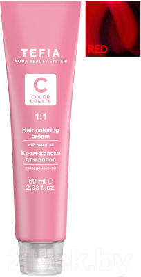 

Крем-краска для волос Tefia, Красный, Color Creats