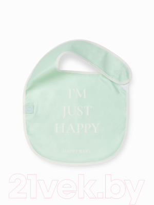 Нагрудник детский Happy Baby Waterproof Baby Bib / 16009 (Aqua)