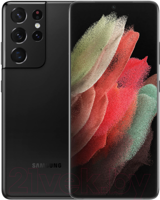 Смартфон Samsung Galaxy S21 Ultra 512GB / SM-G998BZKHSER (черный фантом)