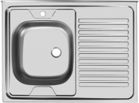 Мойка кухонная Ukinox Стандарт STD800.600 4C 0L (с сифоном) - 