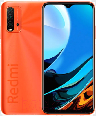 Смартфон Xiaomi Redmi 9T 4GB/64GB без NFC (оранжевый закат)