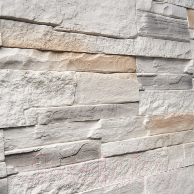 Декоративный камень гипсовый Air Stone Атланта А21.11 (белый/светло-серый/светло-коричневый)