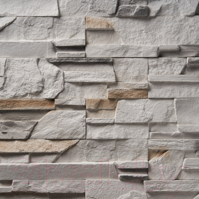 Декоративный камень гипсовый Air Stone Вирджиния А22.11 (белый/светло-серый/светло-коричневый)
