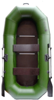 Надувная лодка Муссон Н-270 С (9мм, зеленый) - 