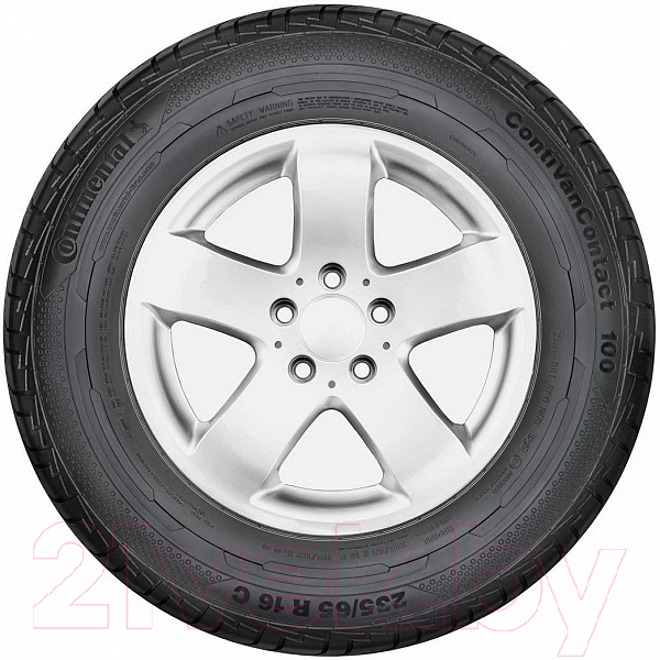 Летняя легкогрузовая шина Continental ContiVanContact 100 215/60R17C 109/107T