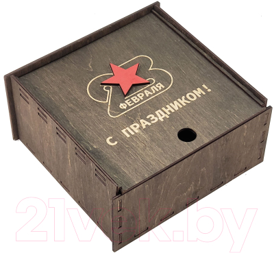 Коробка подарочная Woodary 3075 (25x25x10)