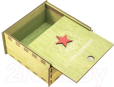 Коробка подарочная Woodary 3076 (25x25x10)