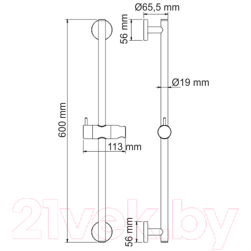 Душевая стойка Wasserkraft A122