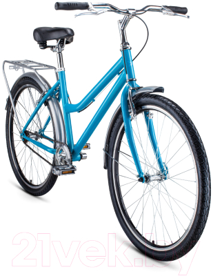 Велосипед Forward Barcelona 26 1.0 2021 / RBKW1C161004 (17, бирюзовый/бежевый)