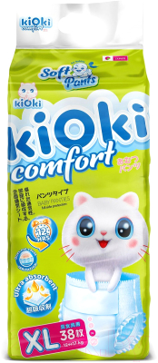 Подгузники-трусики детские Kioki Comfort Soft XL / 12-16кг (38шт)