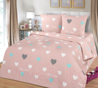 Комплект постельного белья Магия Сна, Сердца 11966/1 2