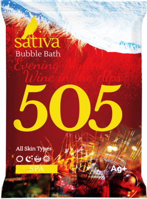 Пена для ванны Sativa №505 Вечерний глинтвейн в Альпах (15г)
