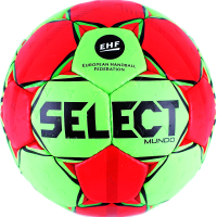 Гандбольный мяч Select Mundo / 846211-443 (размер 3, зеленый/красный/черный) - 
