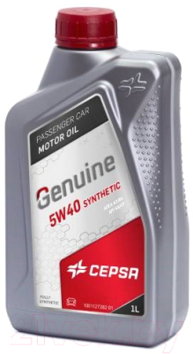 Моторное масло Cepsa Genuine 5W40 Synthetic / 512554190 (1л)