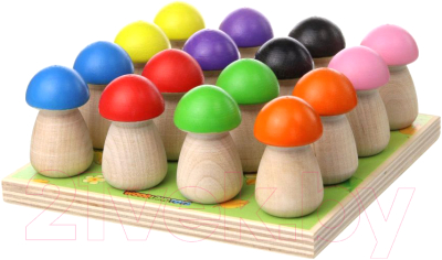 

Развивающая игрушка WoodLand Toys, Сортер. Грибная полянка / 152303