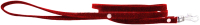 Поводок Humpo Милл / 331212-кр (велюровый, красный) - 