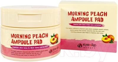 Пэд для лица Eyenlip Morning Peach Ampoule Pad (120мл)