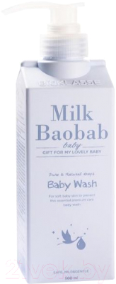 Средство для купания Milk Baobab Baby Wash All in One (500мл)