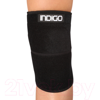 Суппорт колена Indigo IN210 (L, черный)