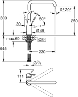 Смеситель GROHE Essence New 30269EN0 - 