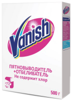 Пятновыводитель Vanish И отбеливатель для тканей порошкообразный (500г) - 