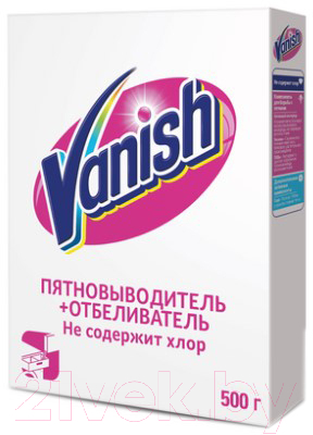 Пятновыводитель Vanish И отбеливатель для тканей порошкообразный (500г)