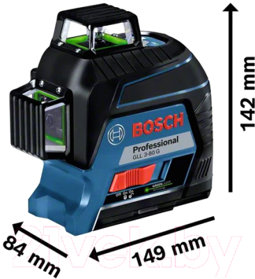 Лазерный нивелир Bosch GLL 3-80 G (0.601.063.Y00)