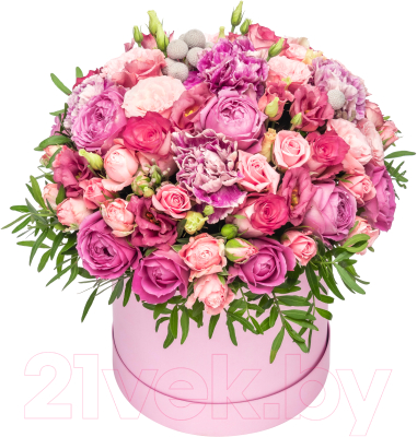 Цветы в коробке 21vek Pinkbox №7