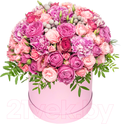 Цветы в коробке 21vek Pinkbox №9